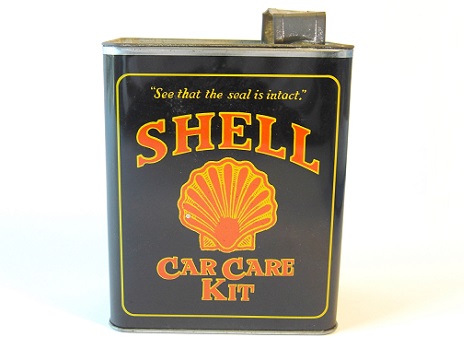 SHELL CAR CARE KIT：シェル 車ケアキット 缶