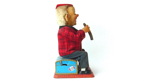 Battery Operated Vintage Smoking McGregor Toy：葉巻を燻らすマクレガー人形