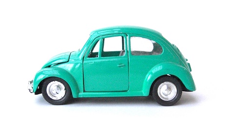 車 ミニカー フォルクスワーゲン 緑：Tin plate Volkswagen Green