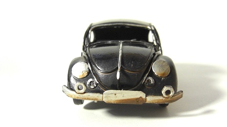 車 ミニカー フォルクスワーゲン 黒：Volkswagen Black Tin Body