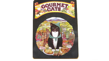 猫マグネット C：GOURMET CATS MEMO MAGNET