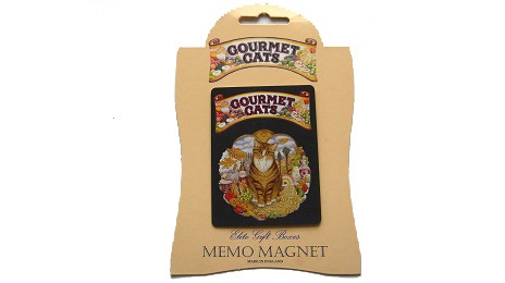 猫マグネット E：GOURMET CATS MEMO MAGNET