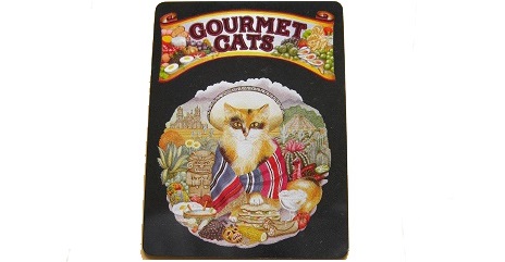 猫マグネット H：GOURMET CATS MEMO MAGNET
