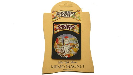 猫マグネット J：GOURMET CATS MEMO MAGNET