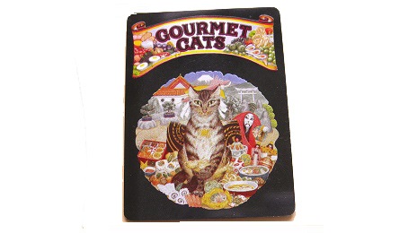 猫マグネット K：GOURMET CATS MEMO MAGNET