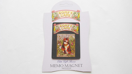 猫マグネット S：COMFY CATS GARDEN MEMO MAGNET