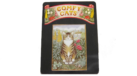 猫マグネット T：COMFY CATS GARDEN MEMO MAGNET