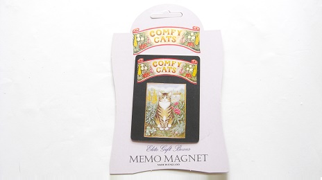 猫マグネット T：COMFY CATS GARDEN MEMO MAGNET