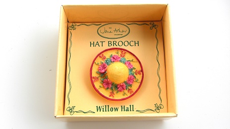 CLARE MB07 帽子ブローチ：HAT BROOCH Jane Asher Willow Hall