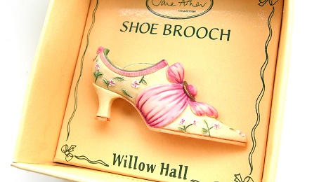 FIONA VSB08 靴ブローチ：SHOE BROOCH Jane Asher Willow Hall