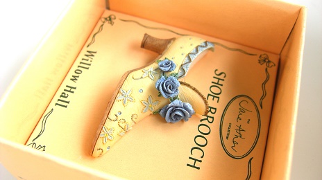 ROSE VSB01 靴ブローチ：SHOE BROOCH Jane Asher Willow Hall