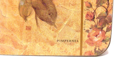 Antique Roses Linen PIMPERNEL COASTERS 3430：ピンパーネル コースター アンティーク ローズ リネン