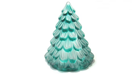 クリスマスツリー グリーン：ワルサーグラス キャンドルホルダー