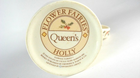 ヒイラギ 花の妖精のマグカップ：FLOWER FAIRIES HOLLY MUG